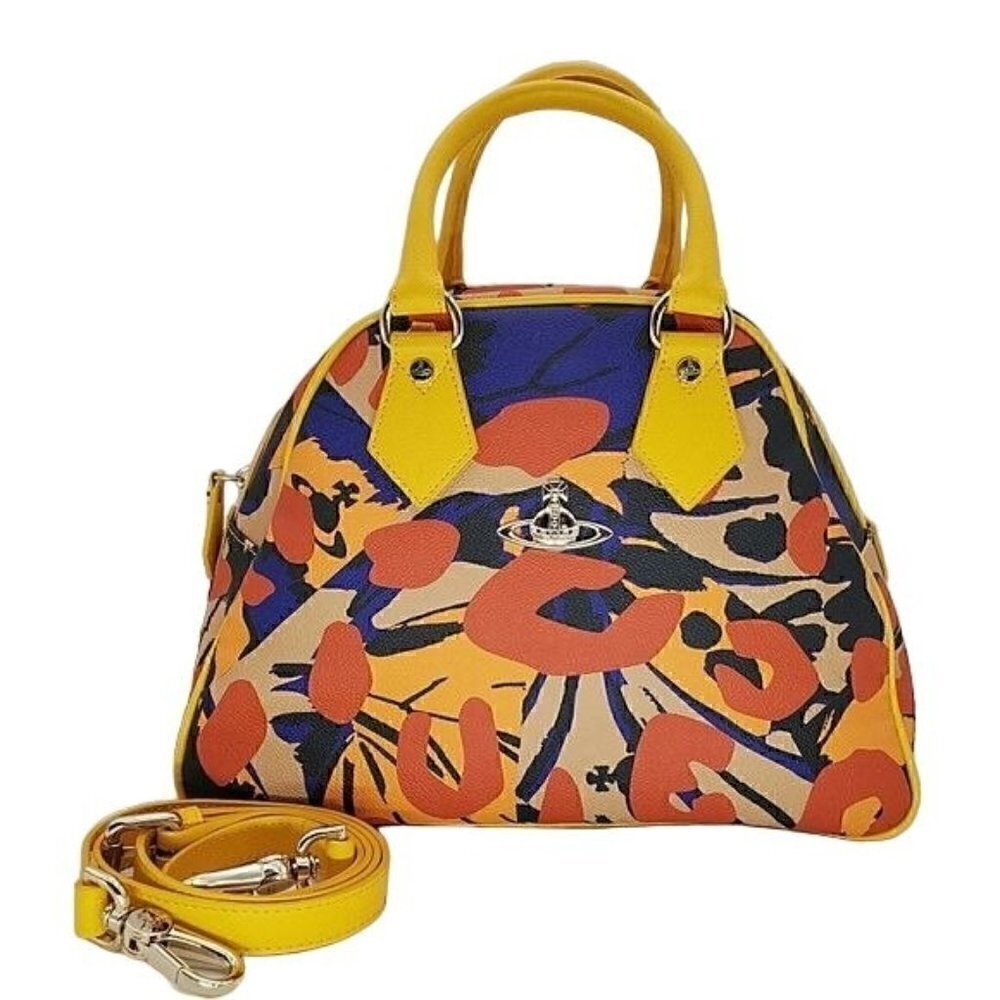 SOLD-SOLD-SOLD-VIVIENNE Westwood Logomania Handbag Shoulder Bag
